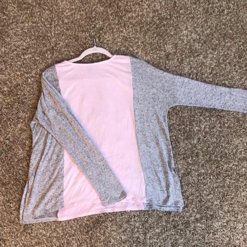 Pink and grey long sleeve